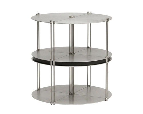 SteelHaus Corner Module Shelf, 8 module – space-saving corner steel shelving