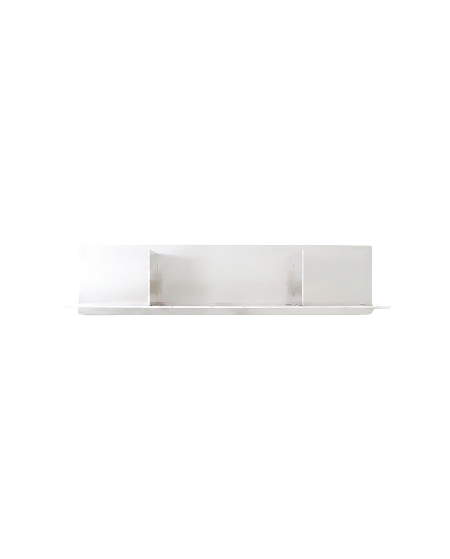 SteelHaus Partition Shelf – angled view