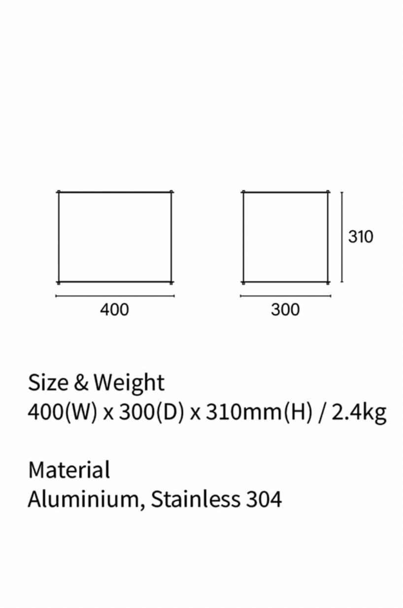 Modular steel Shelf x1