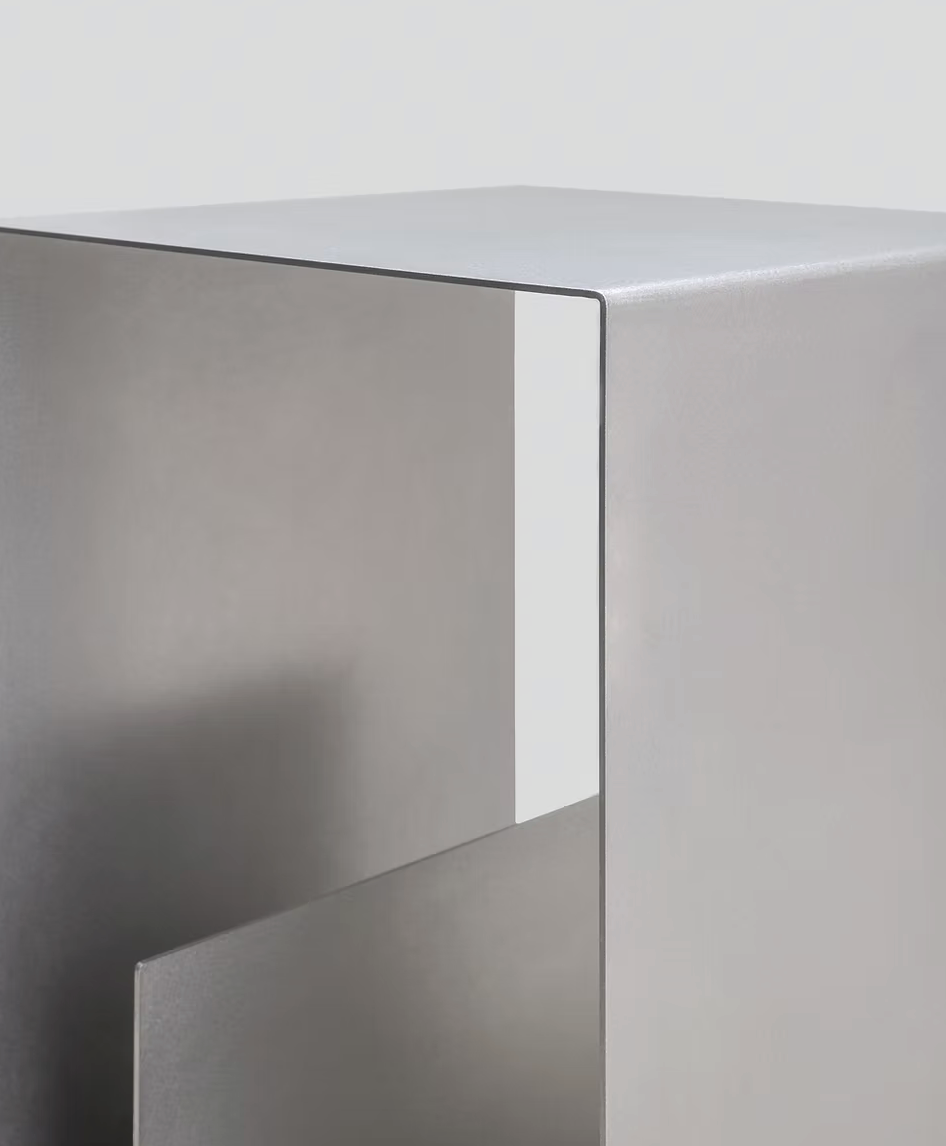 Bent side table