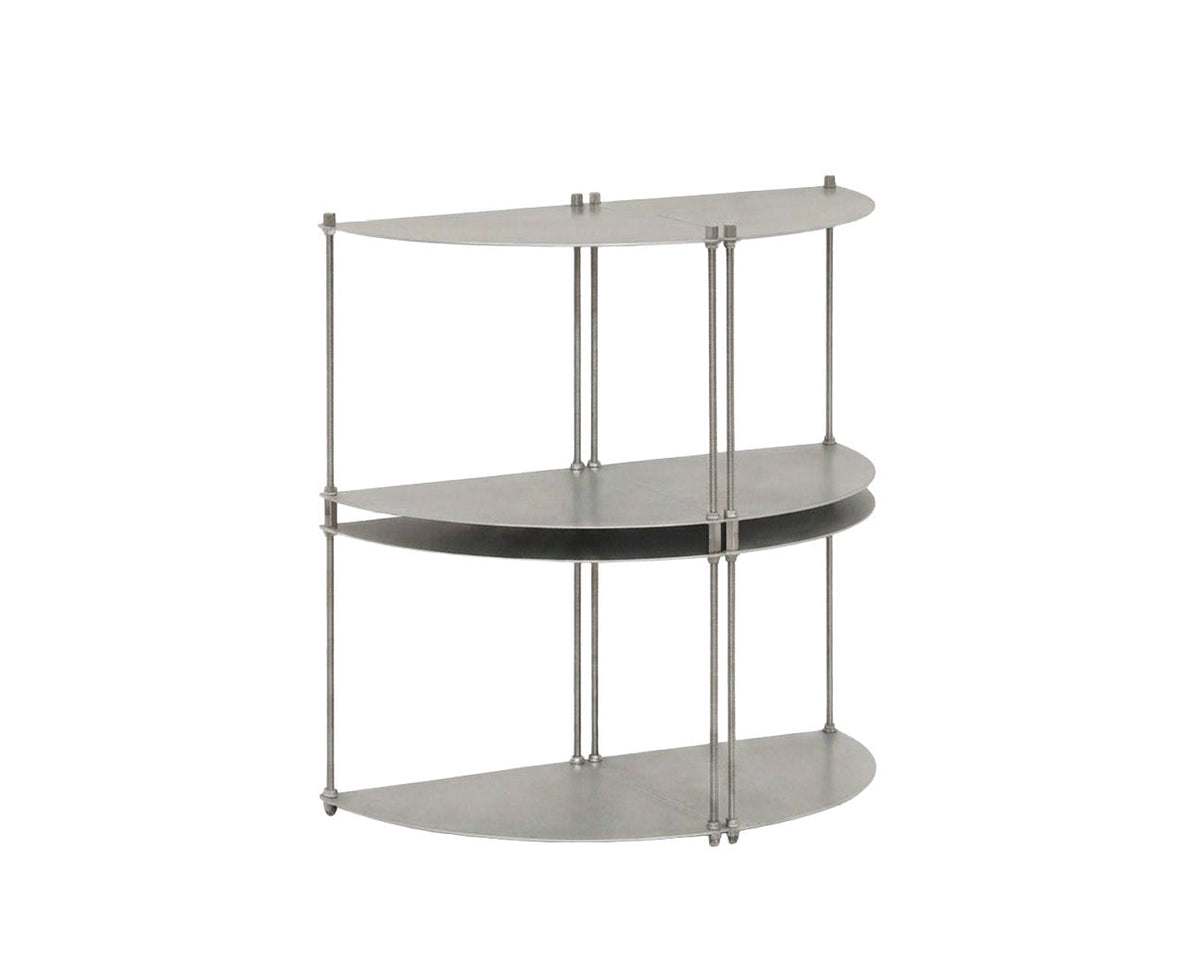 SteelHaus Corner Module Shelf, 4 module – angled view