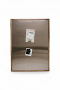 SteelHaus Magnetic Moodboard with Teak Frame – front view