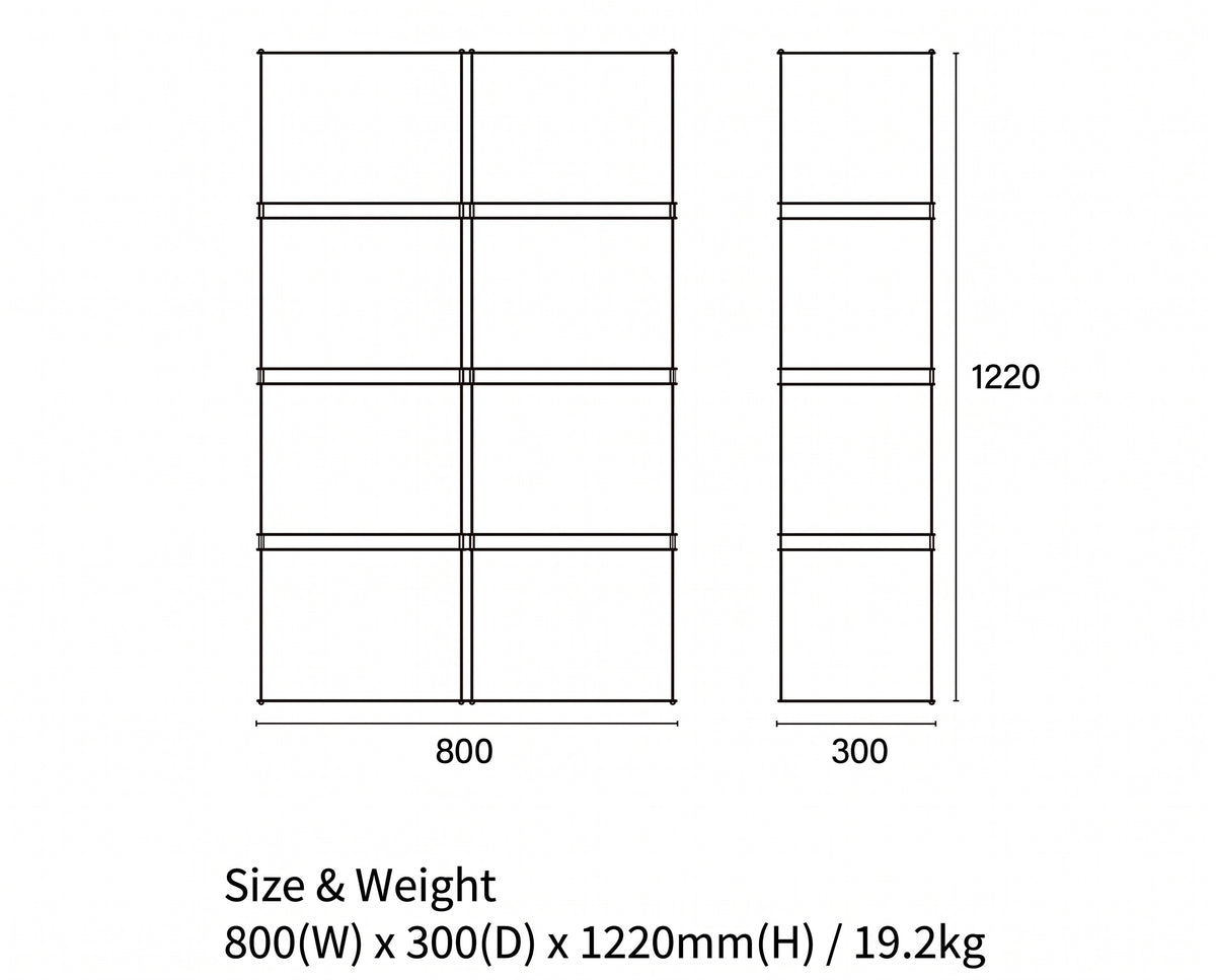 Modular Shelf x8