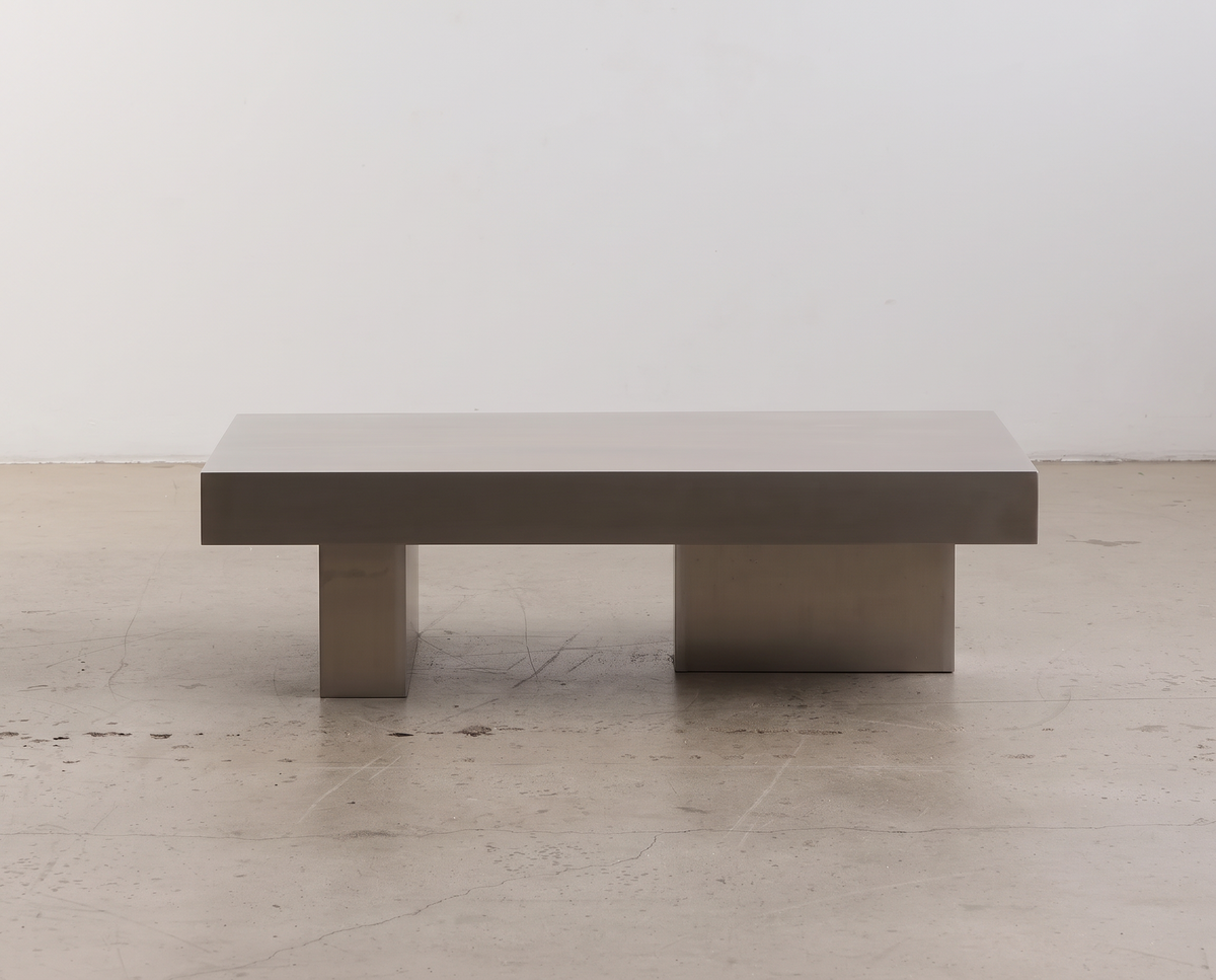 Slab Stainless Coffee Table