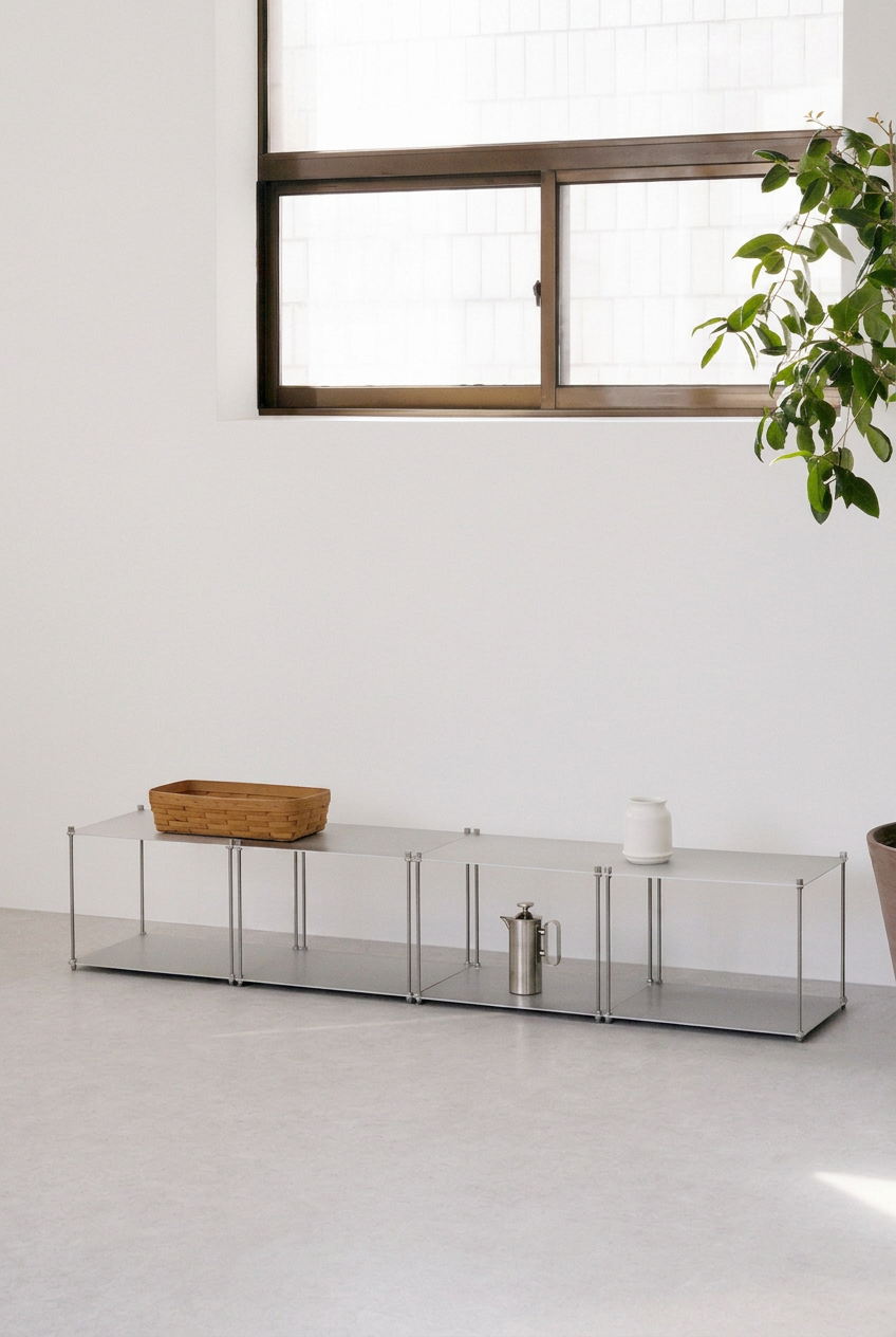 Modular steel Shelf x4
