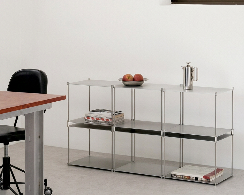 SteelHaus Modular Steel Shelf, 6 module – lifestyle view