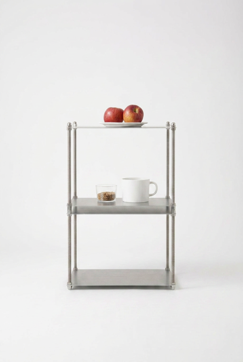 Modular steel  Shelf x2
