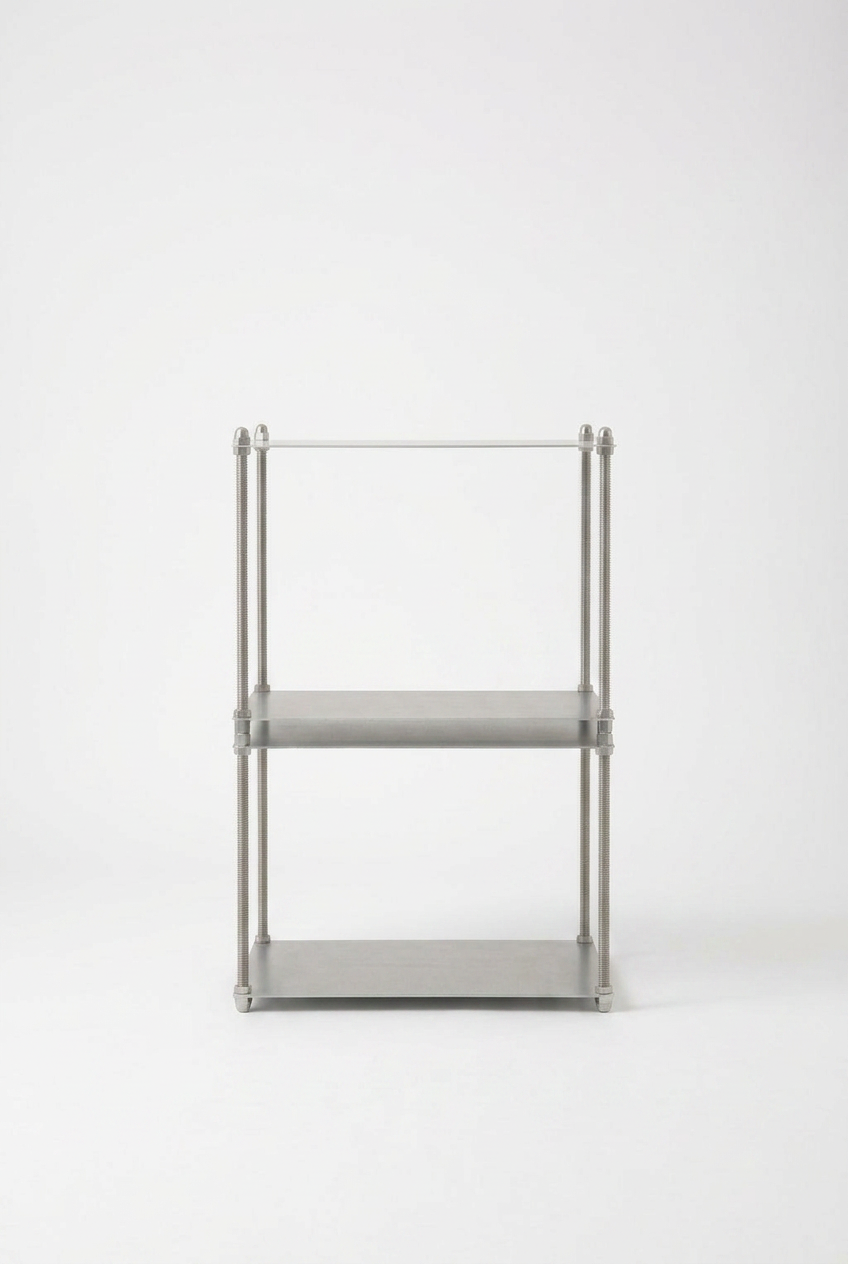 Modular steel  Shelf x2