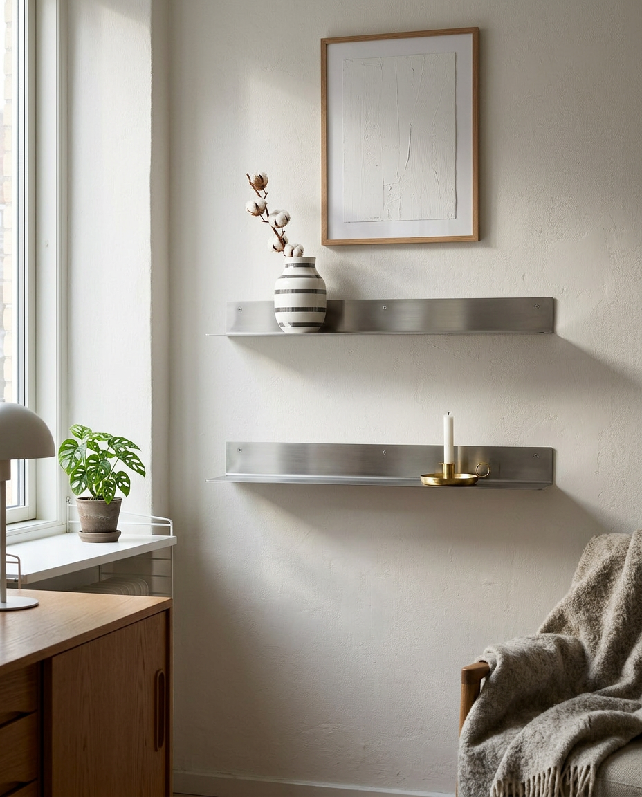 Classic steel shelf