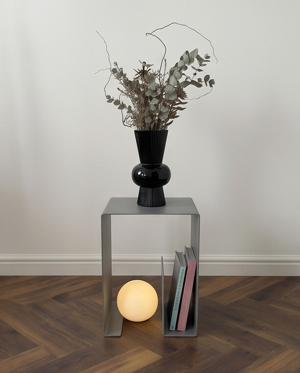 Bent side table