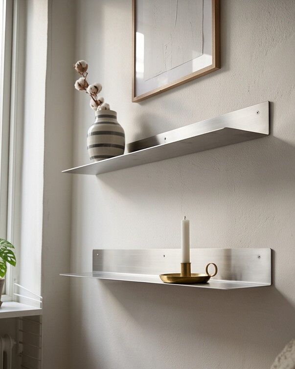 Classic steel shelf
