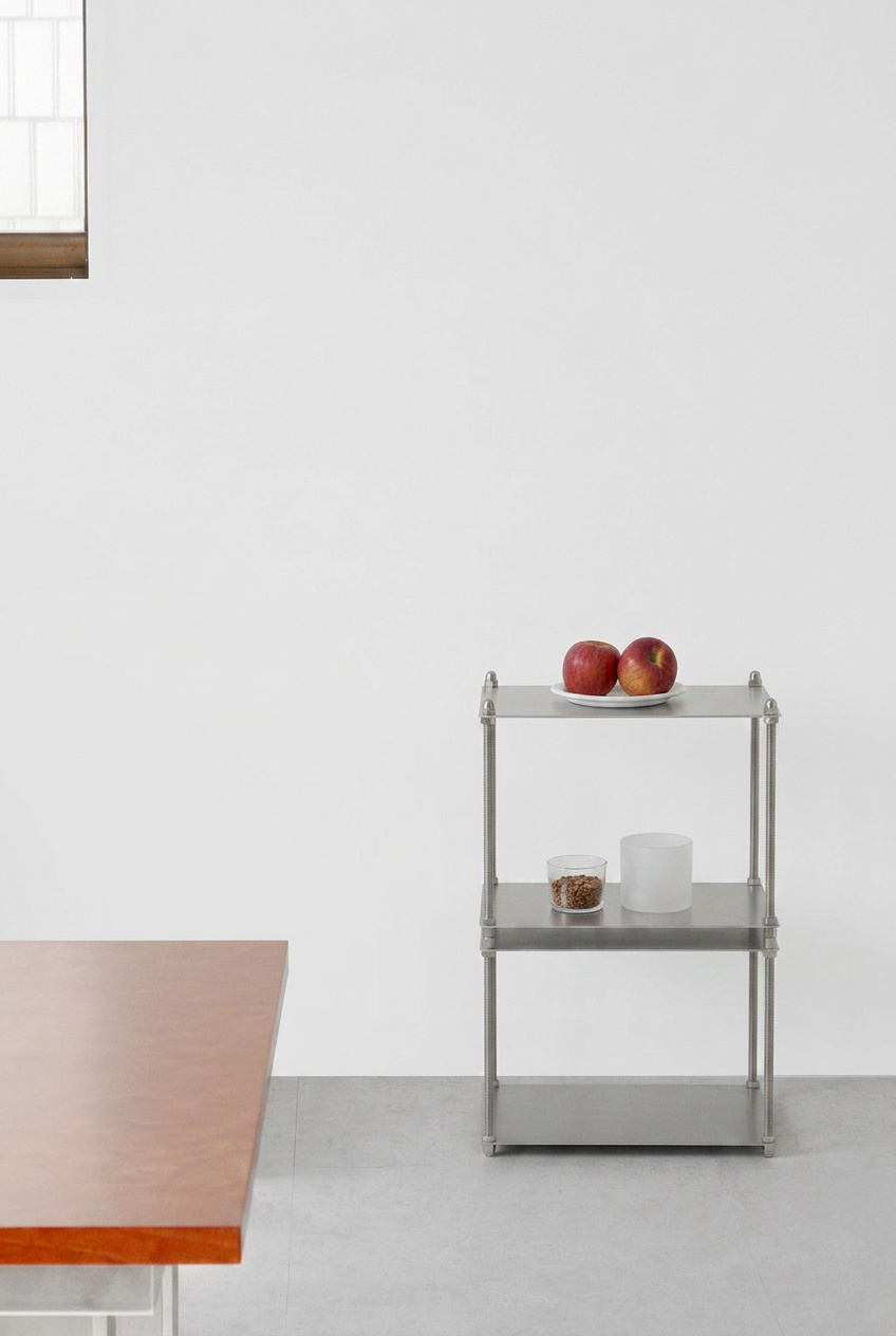 Modular steel  Shelf x2