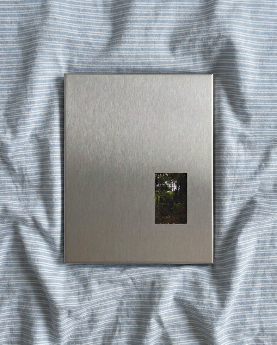 SteelHaus Halcyon Frame, rectangle – styled on wall