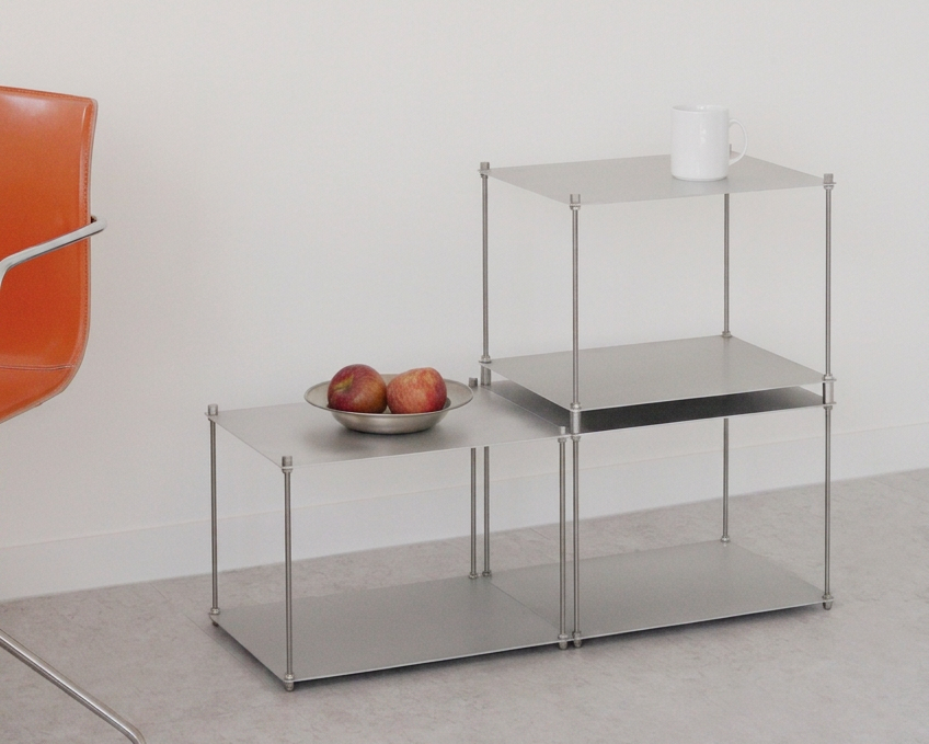 SteelHaus Modular Steel Shelf, 3 module – lifestyle view