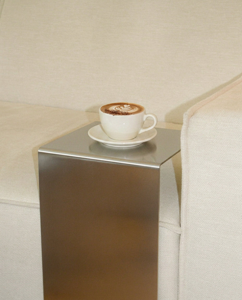 Monolith steel Side table