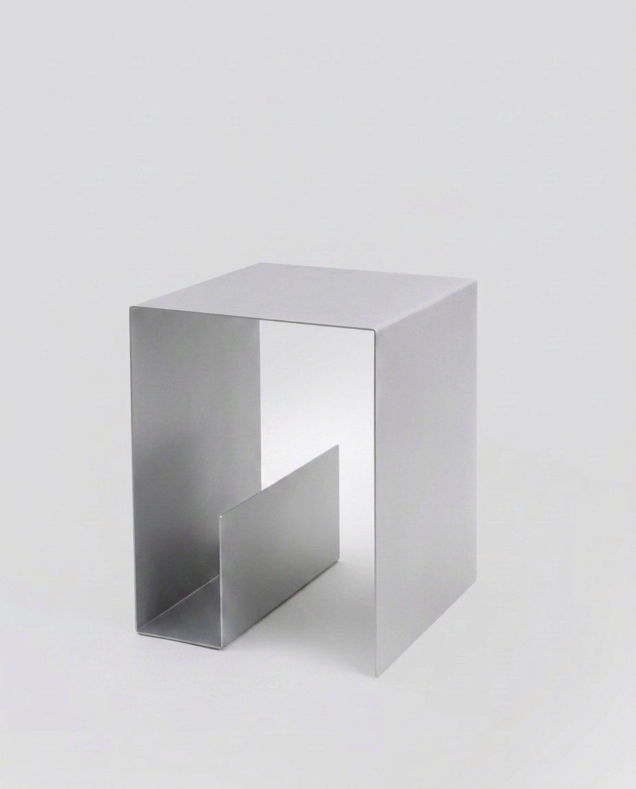 Bent side table