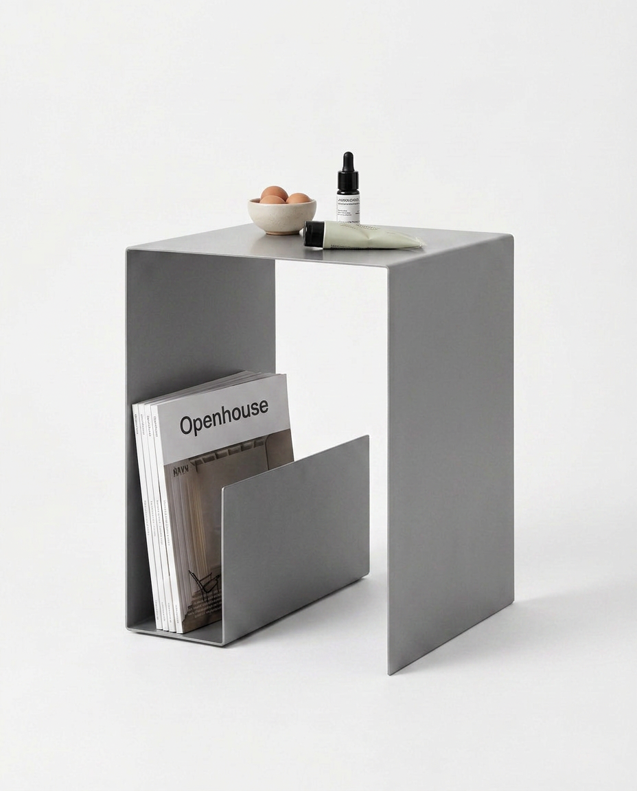 Bent side table