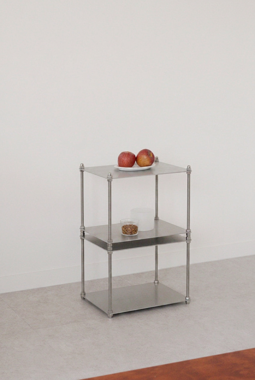 Modular steel  Shelf x2