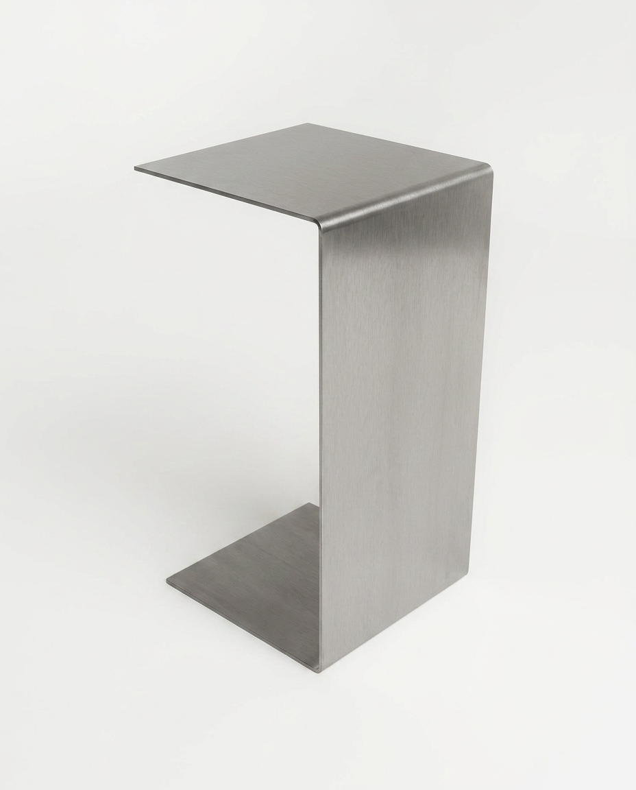 Monolith steel Side table