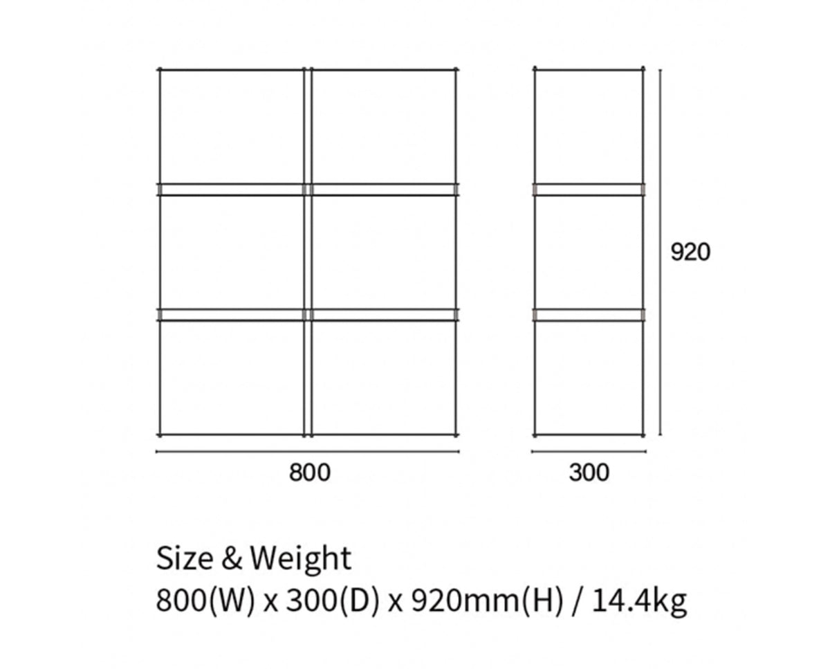 Modular Shelf x6