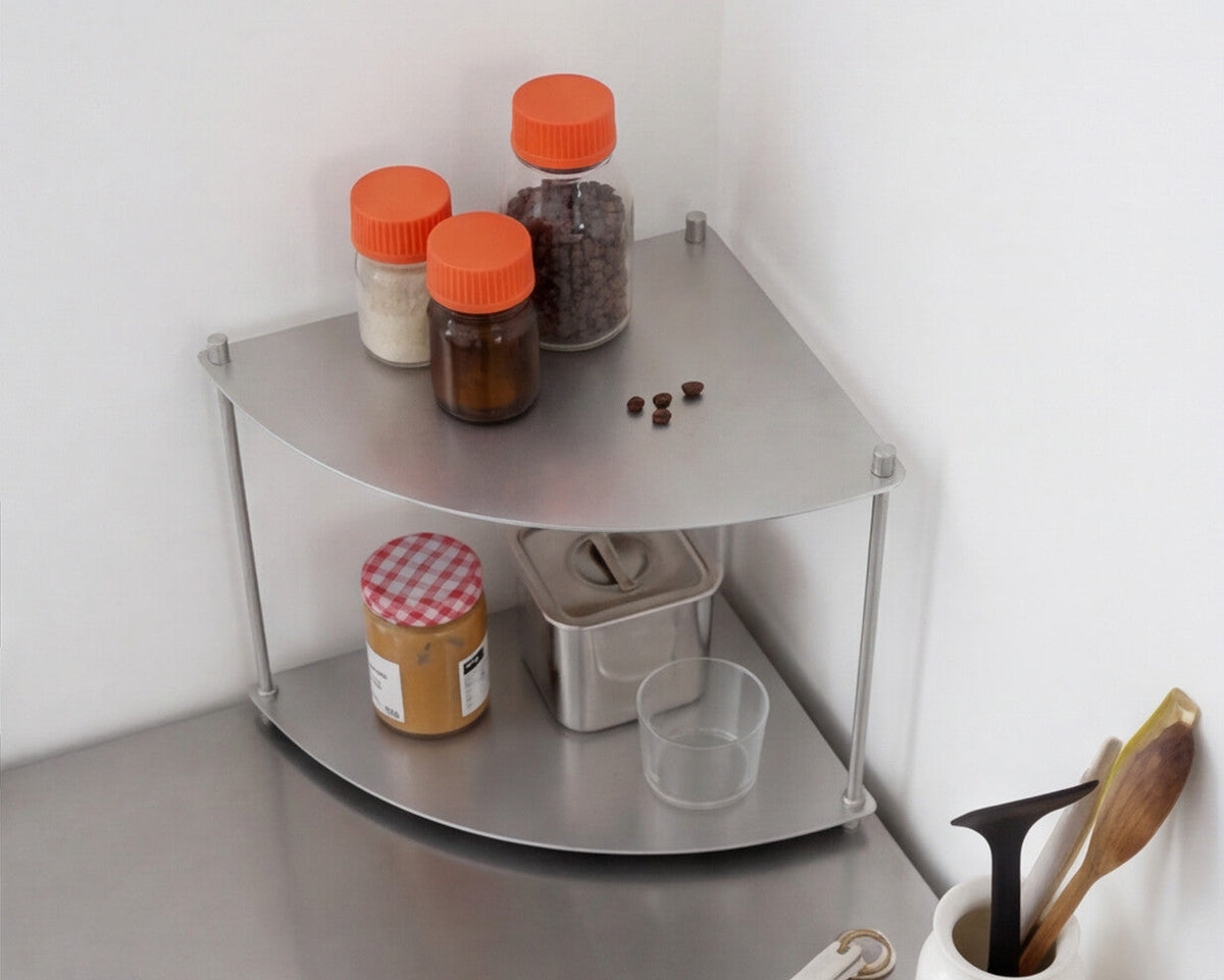 SteelHaus Corner Module Shelf, 1 module – styled in interior