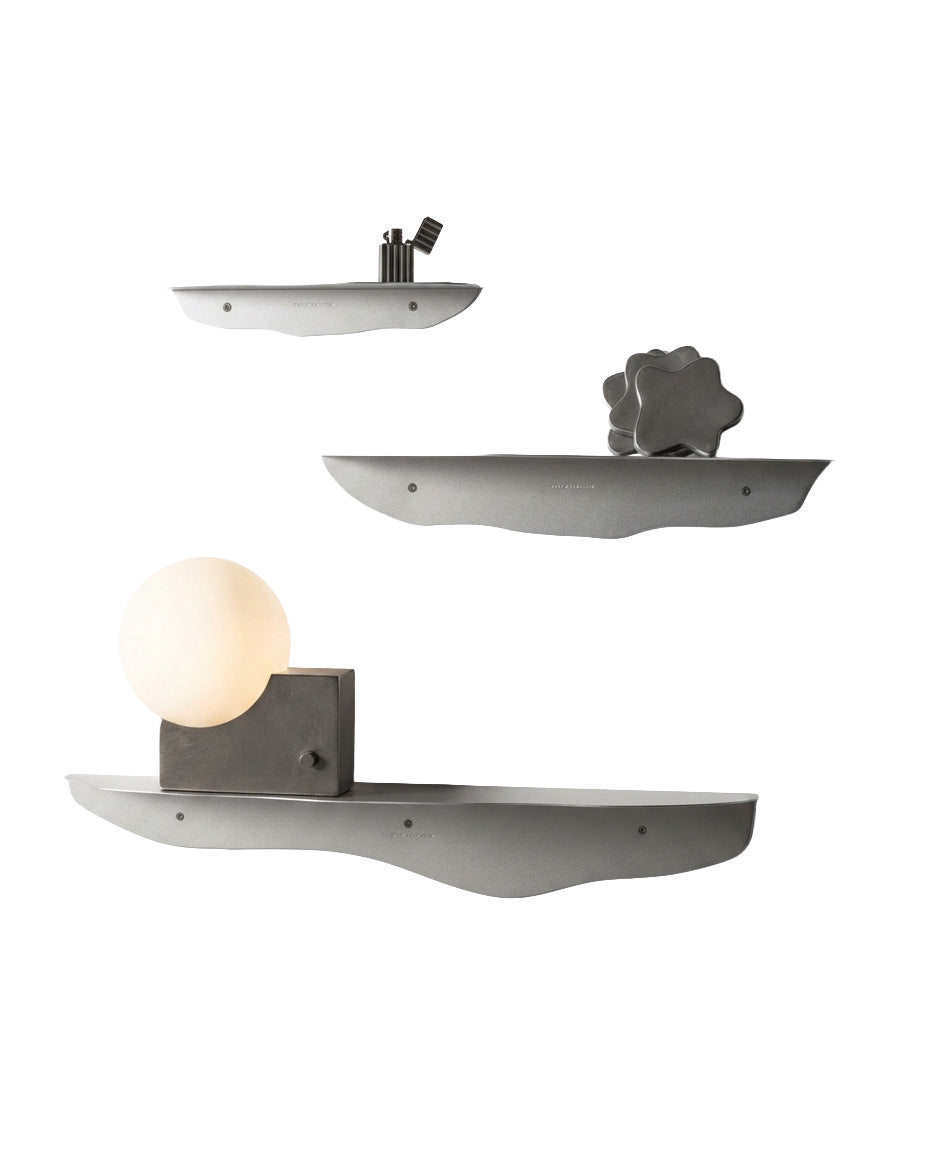SteelHaus Flow Shelf set – styled in interior