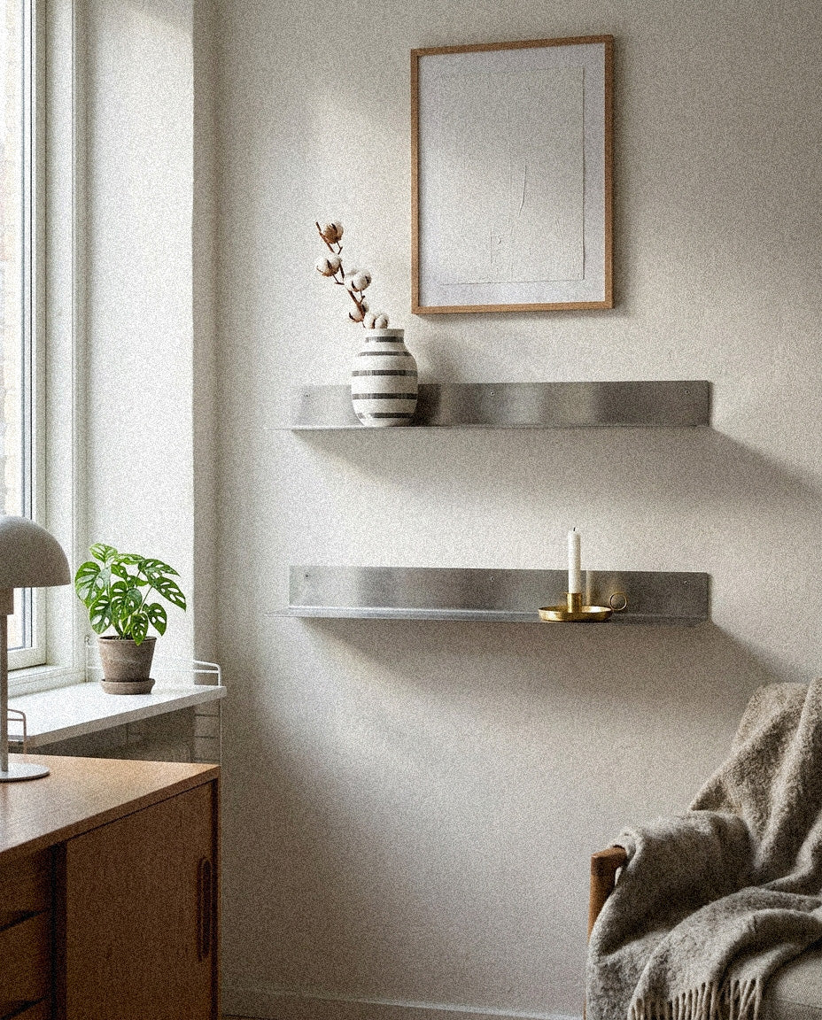 SteelHaus Classic Steel Shelf – styled in interior