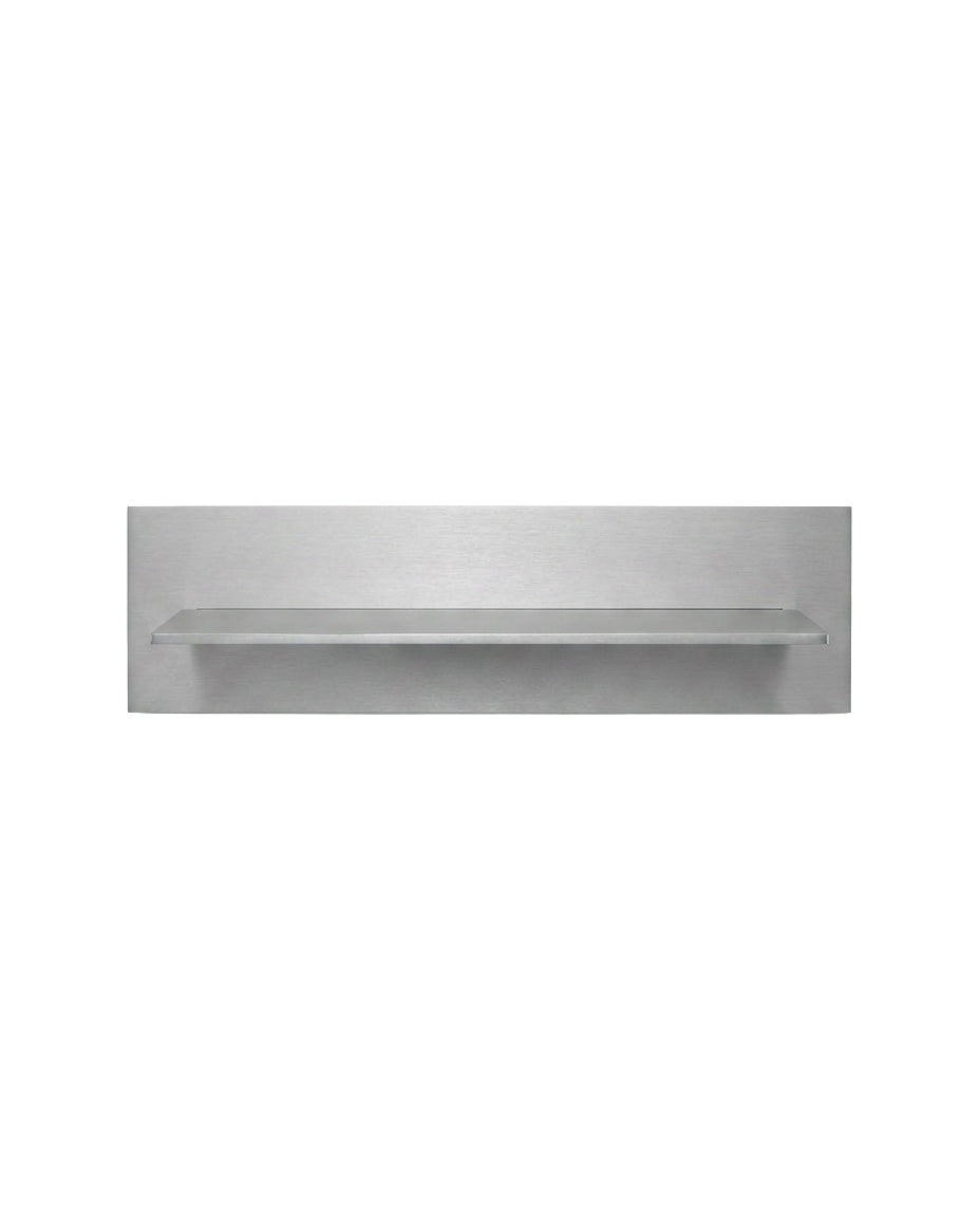 SteelHaus Ledge Shelf, aluminium – minimalist folded metal wall shelf