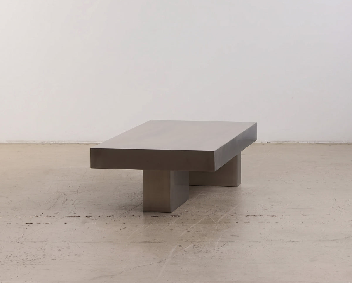 Slab Stainless Coffee Table