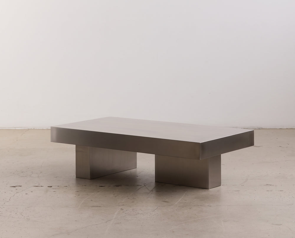 Slab Stainless Coffee Table