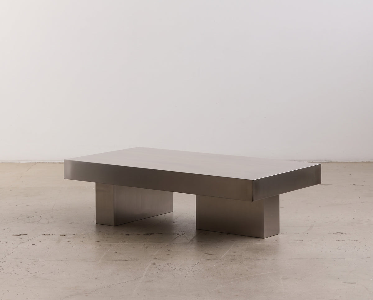Slab Stainless Coffee Table