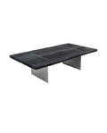 SteelHaus Yakisugi Teak Coffee Table – charred teak and aluminium coffee table