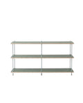 SteelHaus Modular Wood Shelf, 2 module – solid wood modular shelving