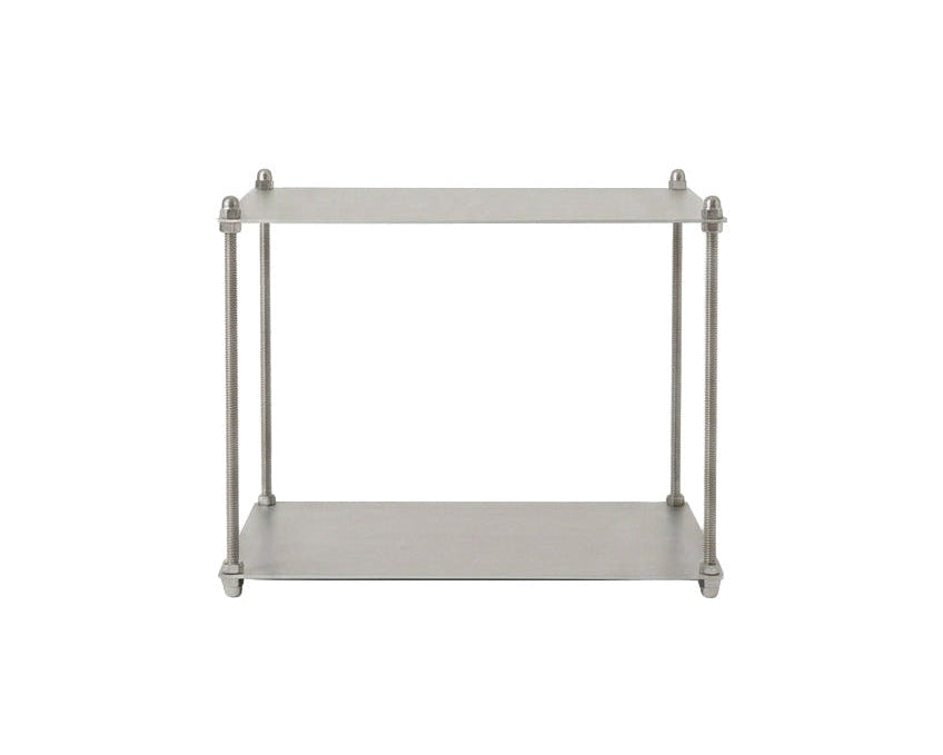 SteelHaus Modular Steel Shelf, 1 module – angled view