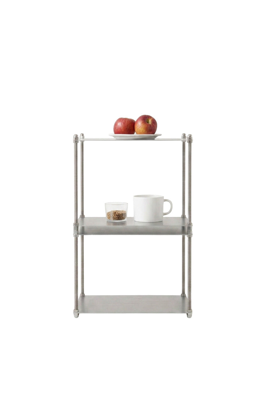 SteelHaus Modular Steel Shelf, 2 module – industrial shelving unit