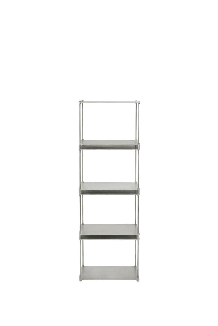 SteelHaus Modular Steel Shelf, 4 module – angled view