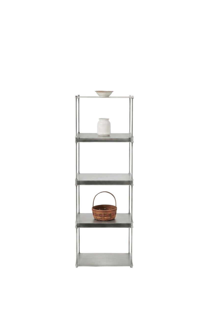 SteelHaus Modular Steel Shelf, 4 module – industrial shelving unit