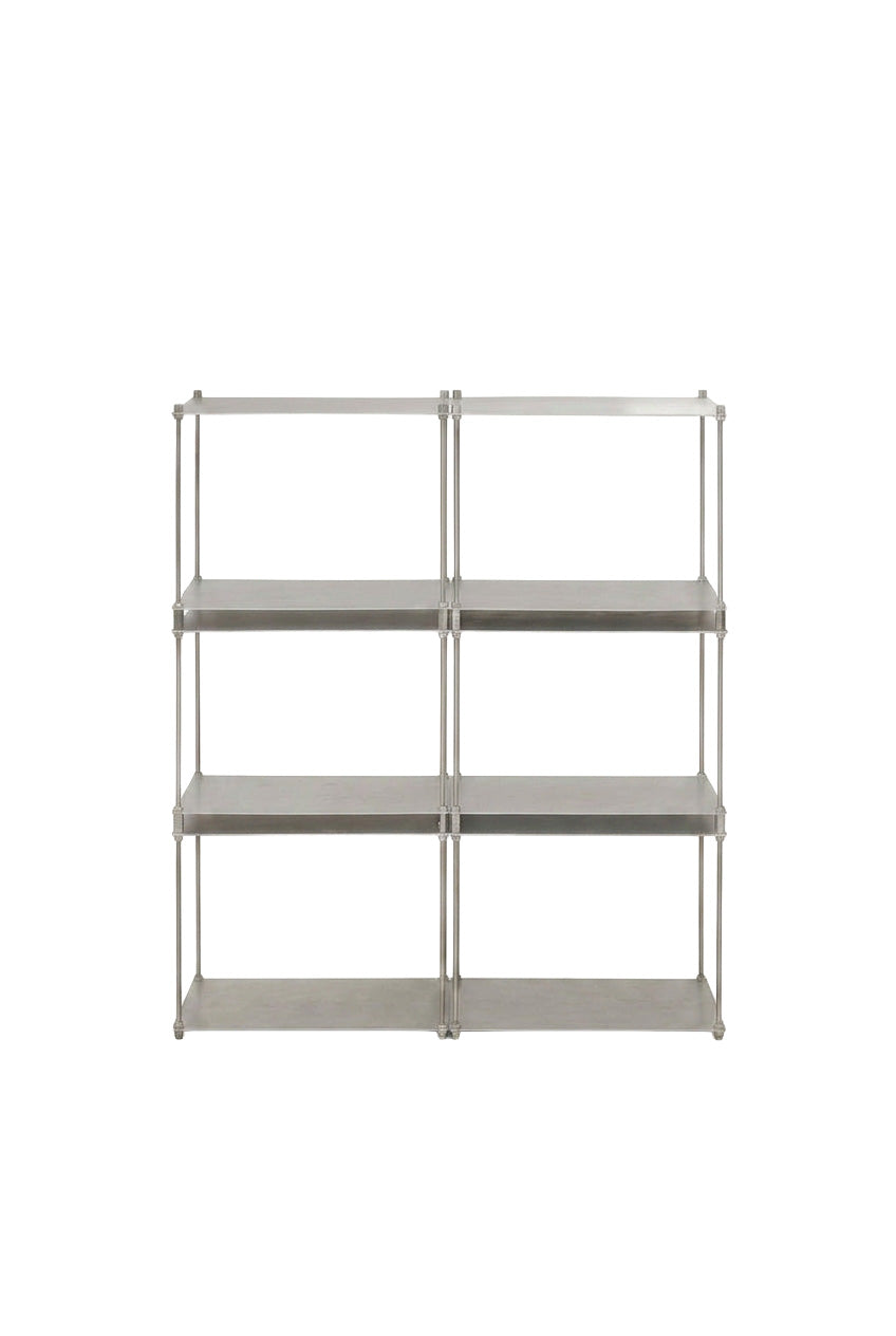 SteelHaus Modular Steel Shelf, 6 module – angled view