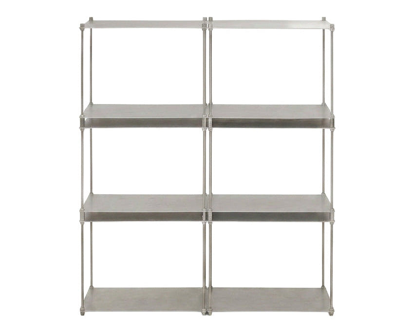 SteelHaus Modular Steel Shelf, 6 module – angled view