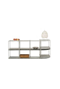 SteelHaus Modular Steel Shelf, curved – industrial shelving unit