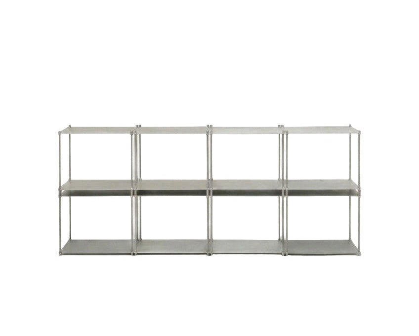 SteelHaus Modular Steel Shelf, 8 module – angled view