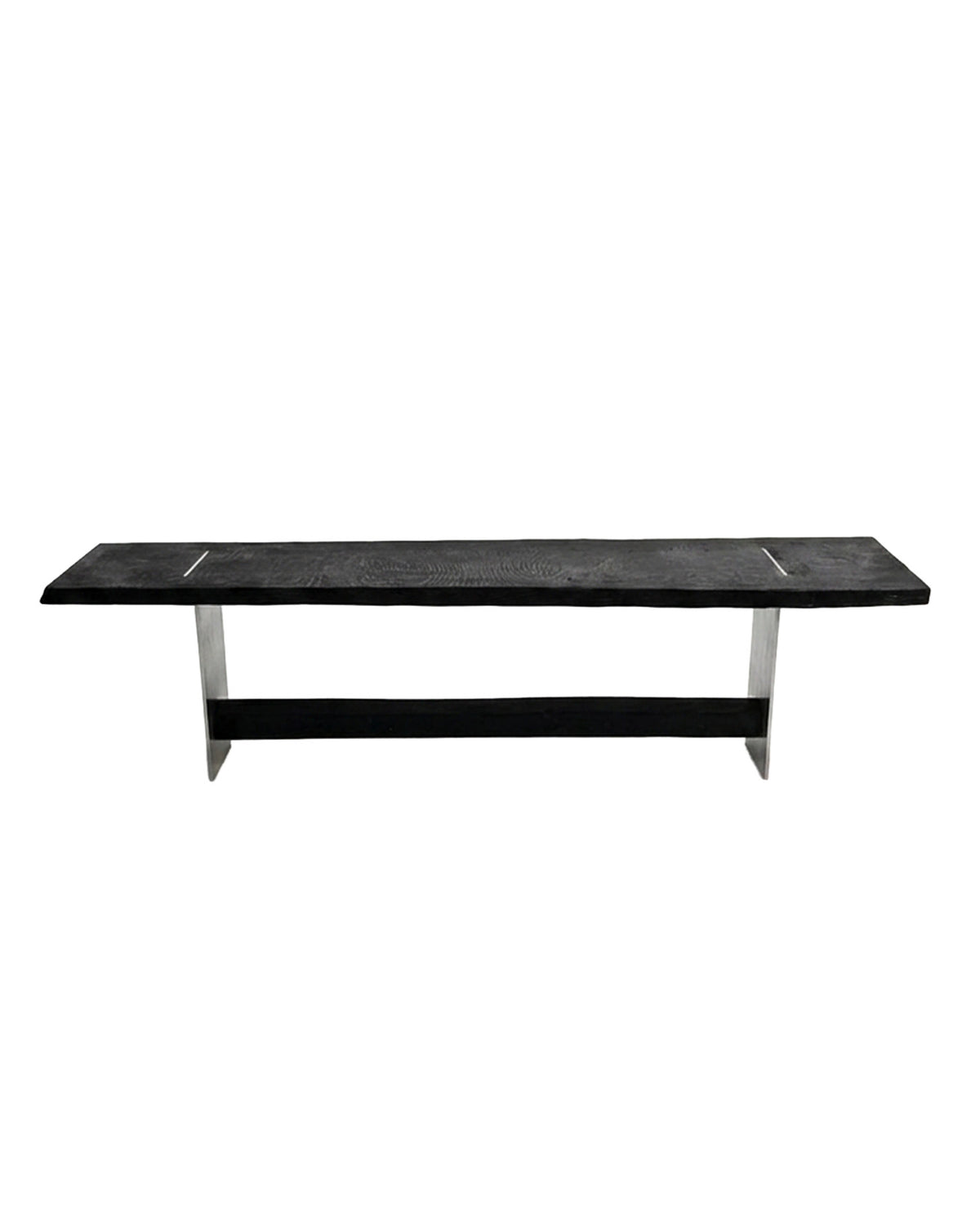SteelHaus Yakisugi Bench – side view