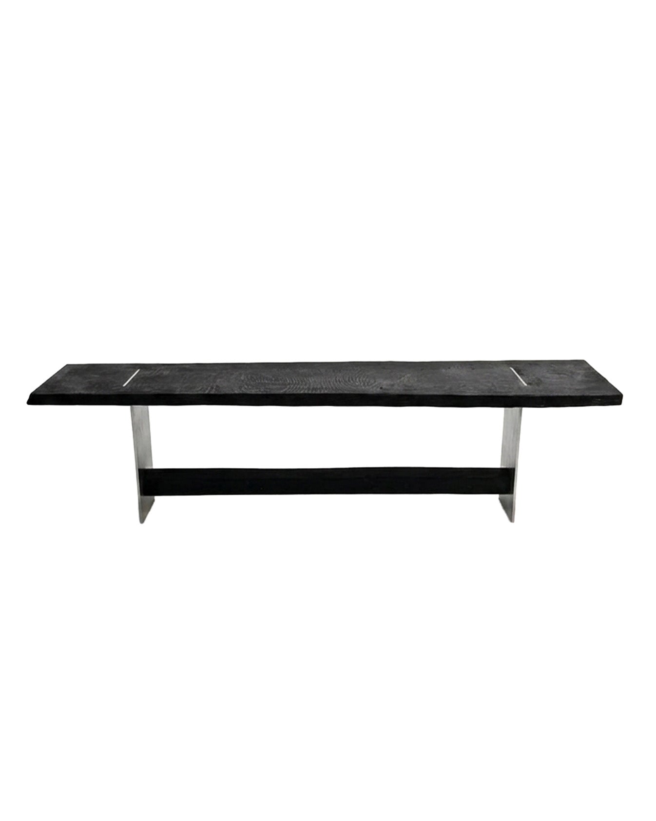 SteelHaus Yakisugi Bench – side view